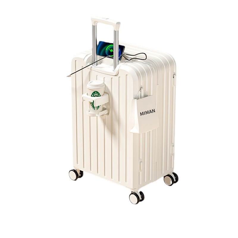 女性用スーツケース 202520インチ 搭乗用スーツケース 旅行用トロリーケース 頑丈な厚みのあるパスワードボックス 男性用 大容量