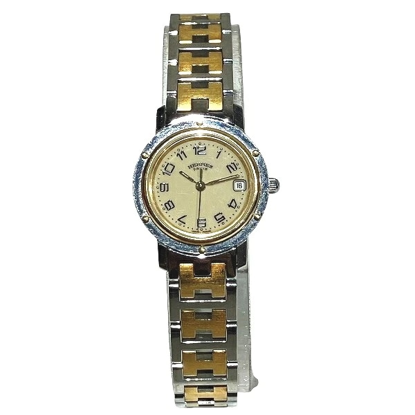 エルメス クリッパー CL4.220 クォーツ 時計 腕時計 レディース 【中古】