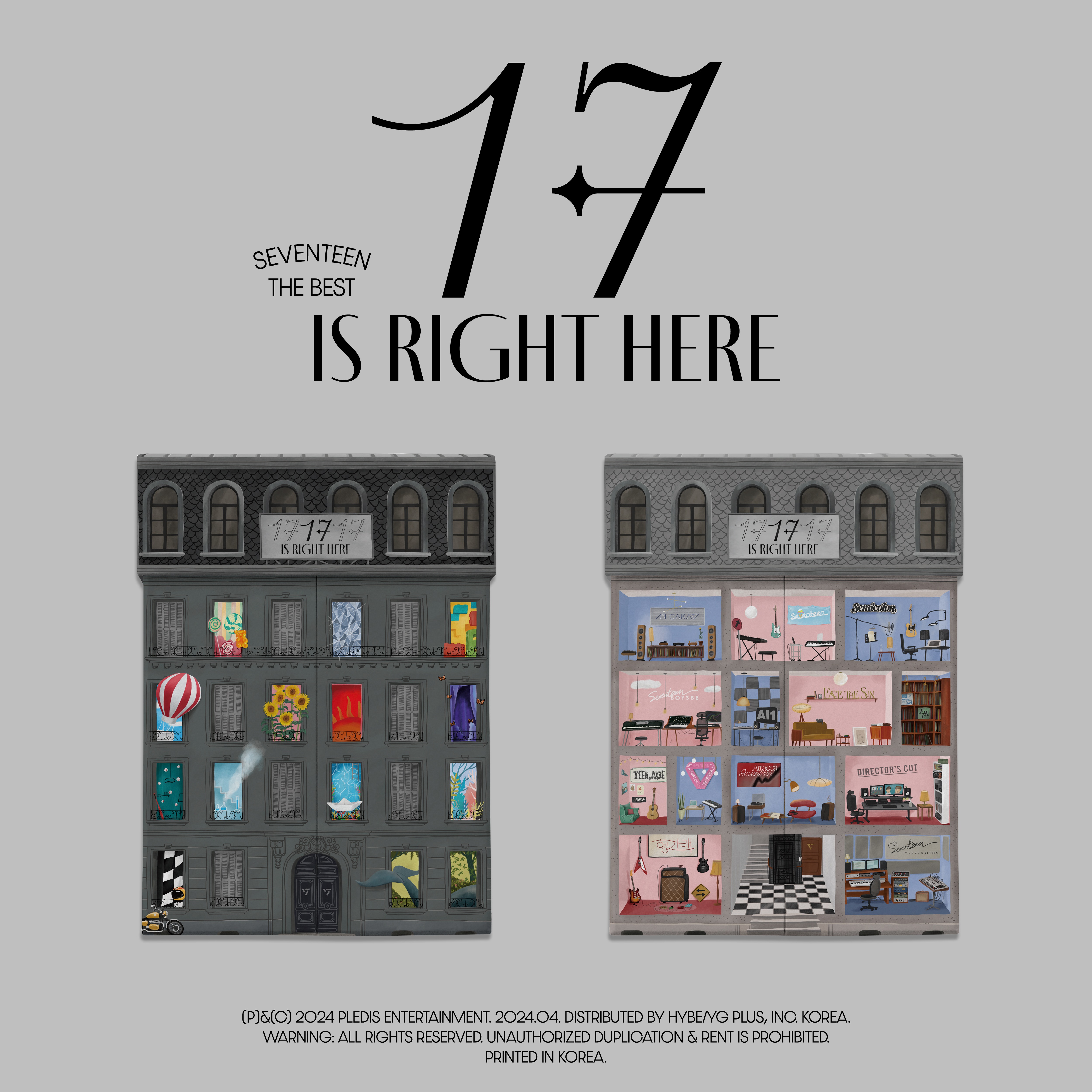SEVENTEEN BEST ALBUM [ 17 IS RIGHT HERE ] /チャート反映