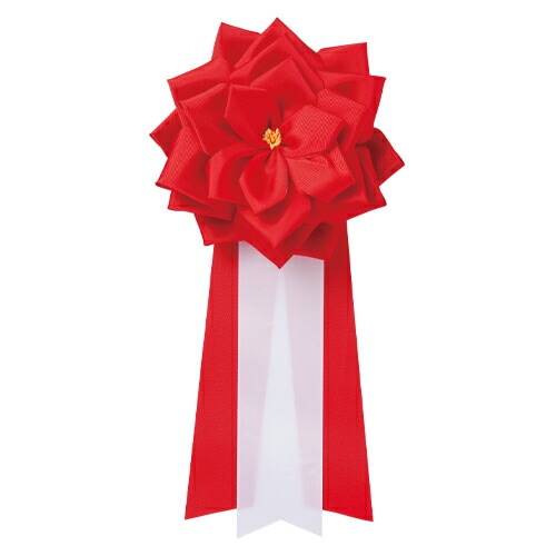 （まとめ買い）ホルベイン 記章 HK-03R バラ 大 赤 14000007 [x3]