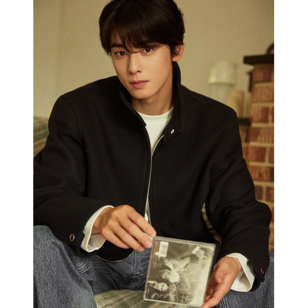 GIORDANO 073909ウールネックネックショートジャケット_2color