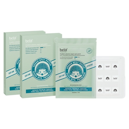 【Wid】 プロブレム・ソリューション・スポット・パッチ・9枚入・2個・スポットケア・集中ケア・保護・低刺激・ハーブ成分・目立たない・密着・スキンケア