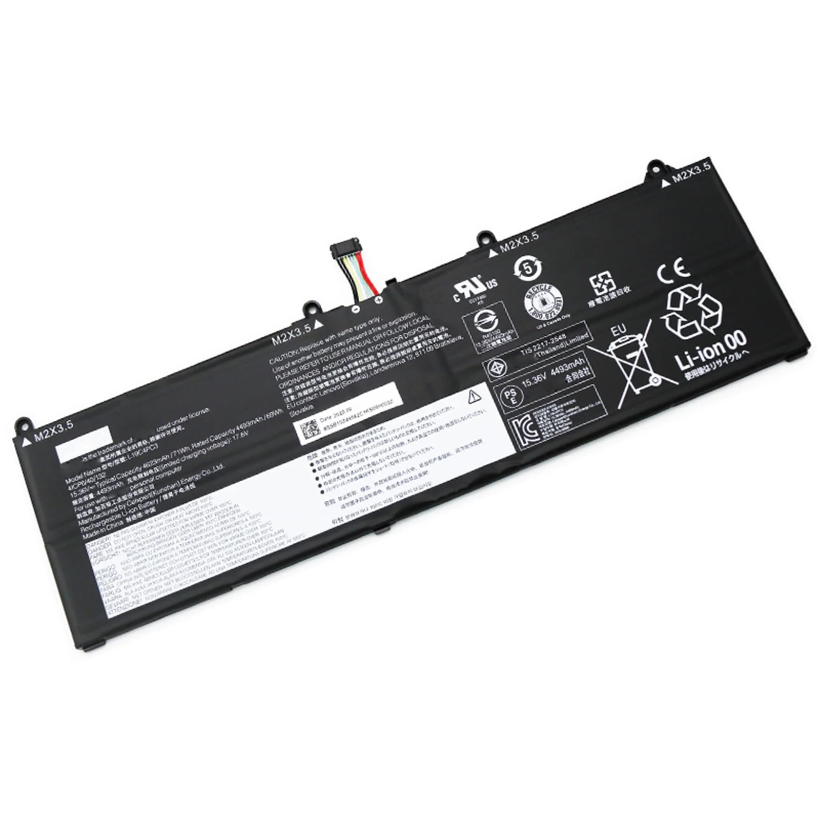 L19C4PC3 電池・Lenovo/ThinkPadノートパソコン互換 R9000X 2021 L19C4PC3 L19M4PC3 71Wh/4623mAh 交換用のバッテリー dc909-A101