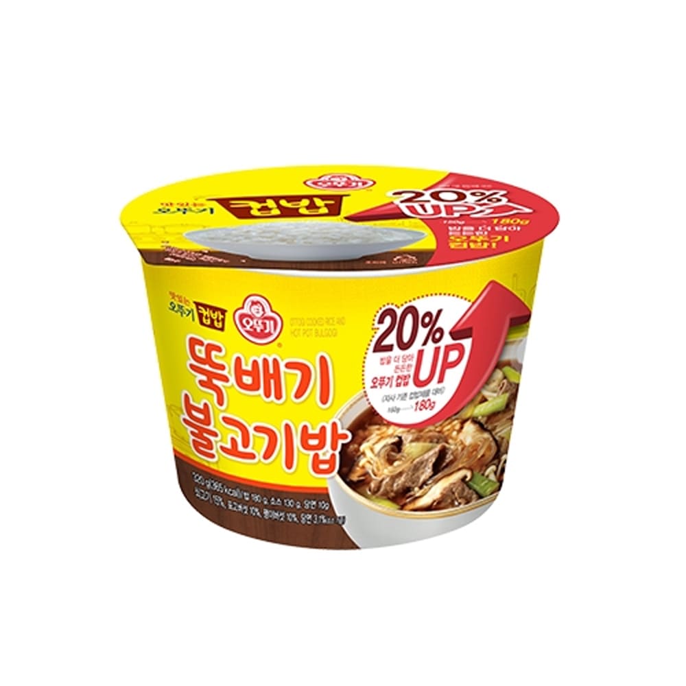 コップバブ_トゥクベギブルゴギバプ(増量) 320G x 12EA (1BOX-12ea) 5,185円