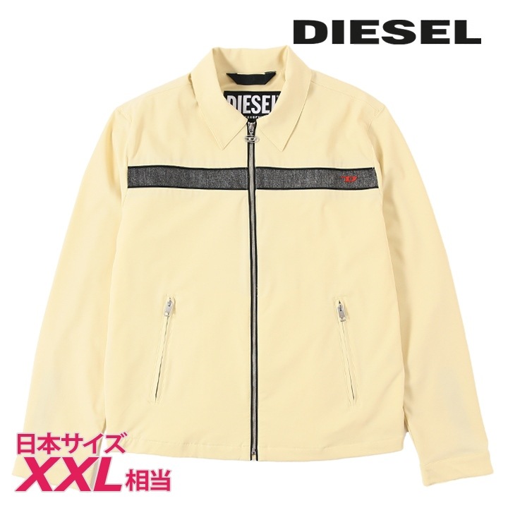 ジップアップジャケット メンズ J-TOMMY デニム切替ライン ストレッチナイロン die-m-o-f4-027