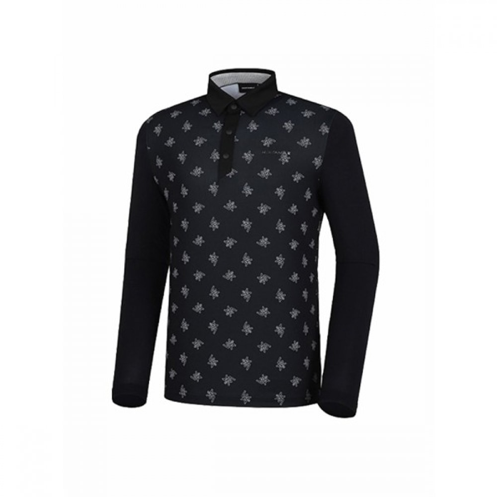 [ワイドアングル] メンズ TO W.ICE オールオーバーパターンポロシャツ M_WMM24239