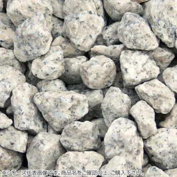 マツモト産業 ヤマト天然砂利/玉砂利 白川 3分（8～13mm）内外 18kg