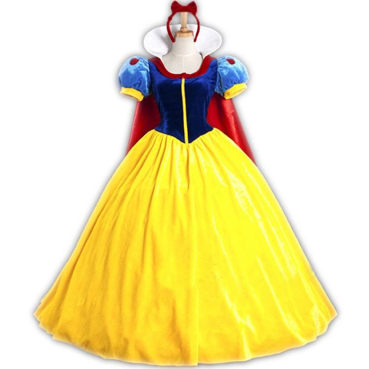 白雪姫 スカート 大人用 髪飾り ハロウィン コス 仮装 衣装 舞台 ドラマ衣装