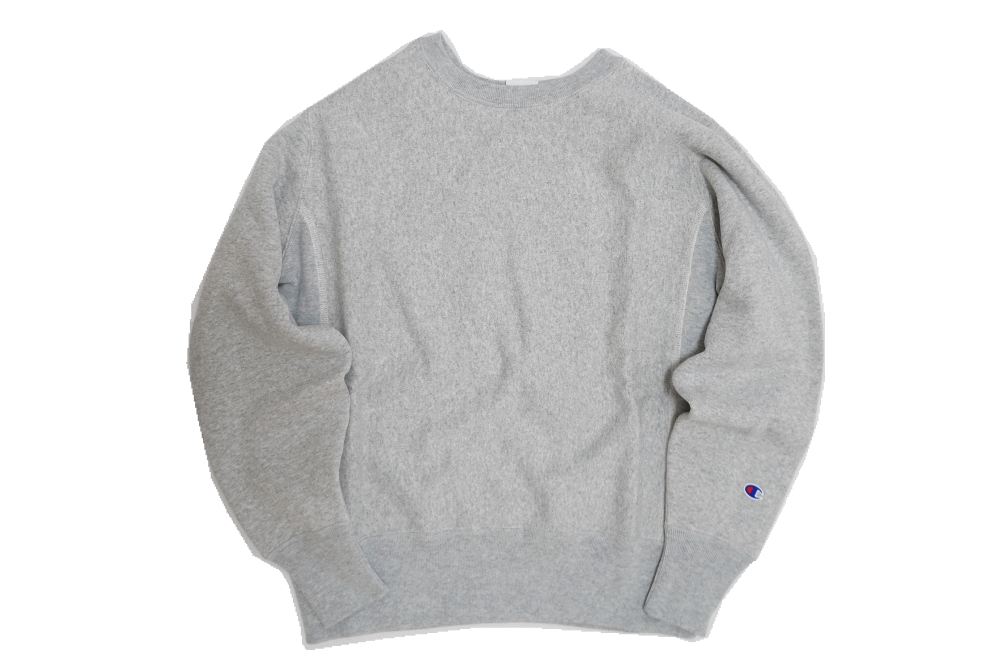 【在庫処分】 青単タグ 厚手11.5オンス REVERSE WEAVE CREW NECK SWEAT SHIRTS C3-Y032 GREY 女性にもオススメモデル 日本モデル