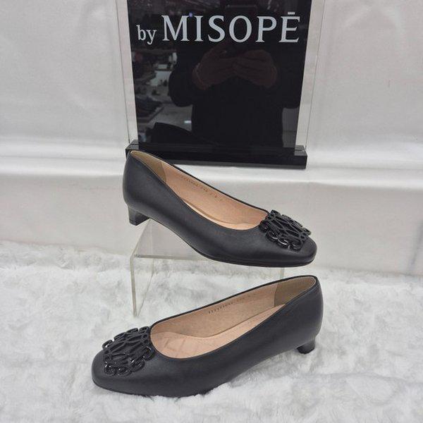 By 女性 モダン装飾 パンプス 112HT431DS002 BLACK 1 JJ