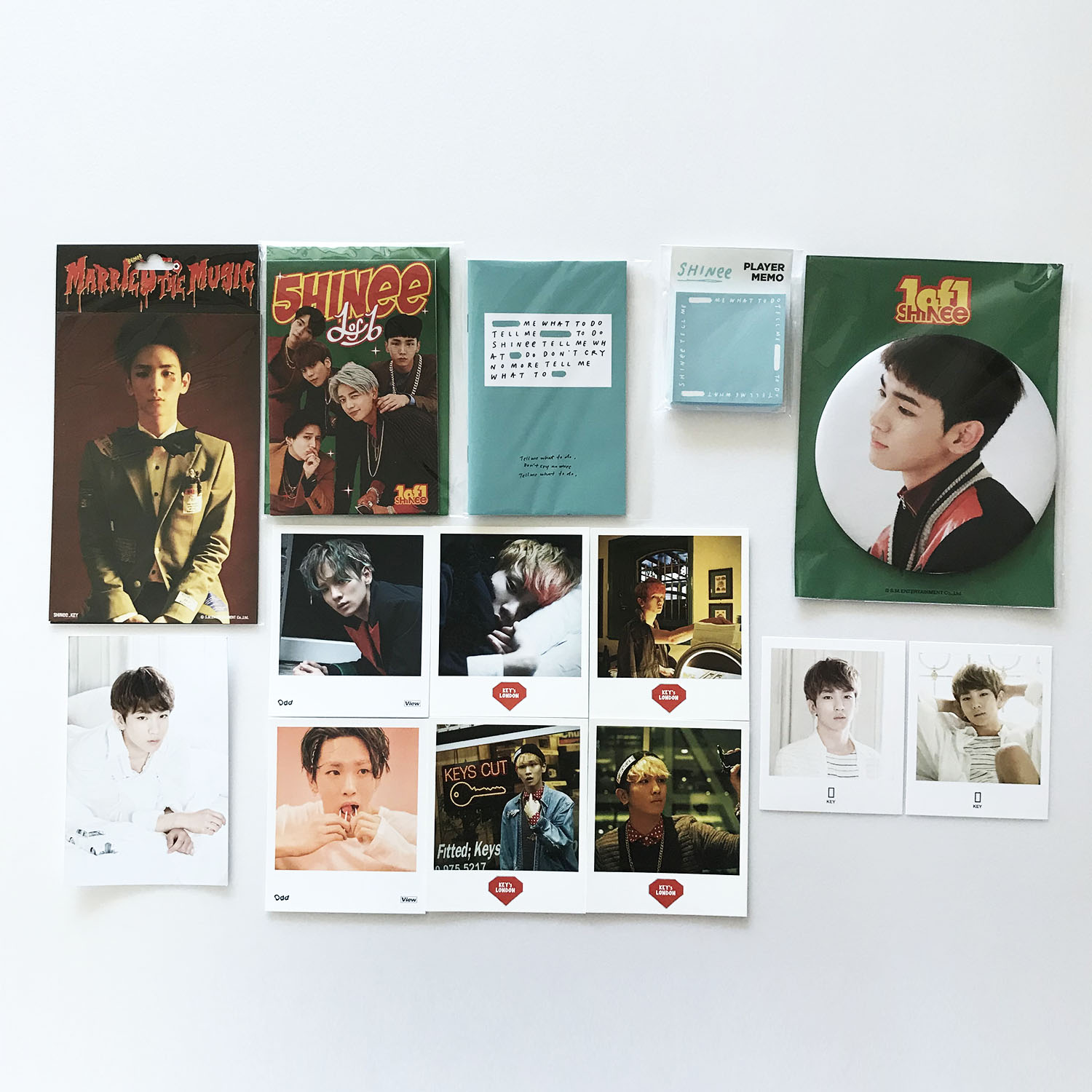SM Artist SHINee Key Official Special Set ver.4 KPOP グッズ