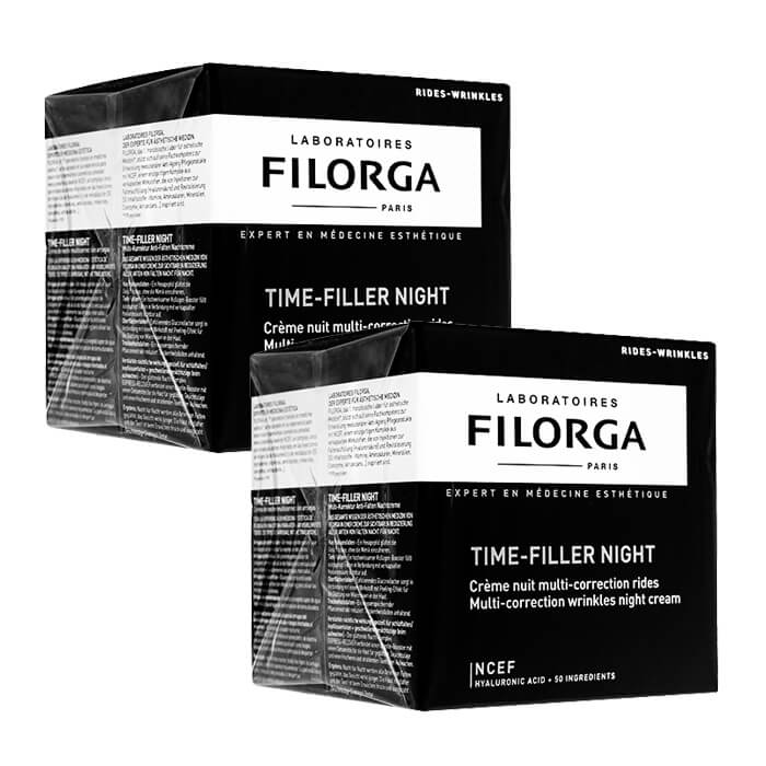 フィロルガ タイムフィラーナイト 50ml 2箱 ナイトクリーム Filorga Time-Filler Night Cream　海外直送：日時指定不可 国際郵便書留発送 送料無料