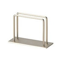 （まとめ買い）店舗用品 メタルブック立て 重量タイプ メニュー立て 溝幅20mm 通常 シルバー BS-472 [x3]