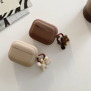 クマのペンダント付きapple Airpodsヘッドフォンケースに適していますpro2シリコンワンピースairpod 3ワイヤレスbluetoothヘッドフォンケース1ソリッドカラーipods落下