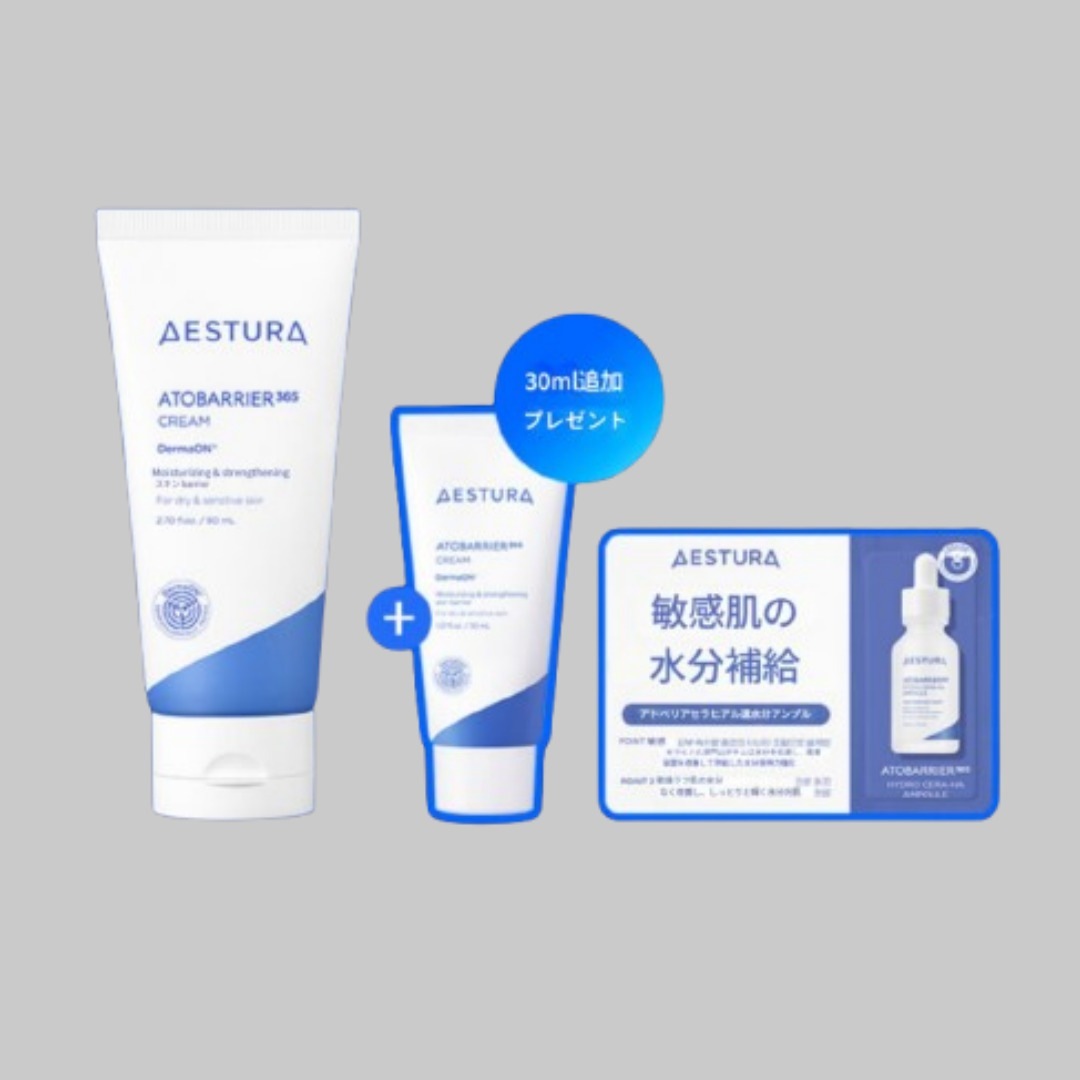 アトバリア365 クリーム 80ml アワーズ 限定企画 (+30ml+セラ-ヒアル 速水分 アンプル 3ml)아토베리어365 크림 80ml 어워즈 한정기획 (+30ml+세라-히알 속수분 앰