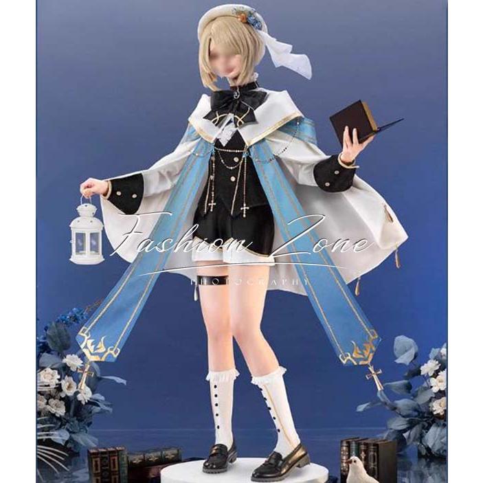 原神 げんしん 風 フレミネ Freminet 真白旋律 コスプレ衣装 ウィッグ 靴 cosplay ハロウィン 演出服 変装