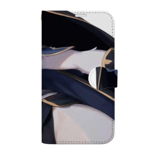 【文字入れ可能受注生産】パンダの女の子　マーガレット 手帳型スマホケース 5,484円