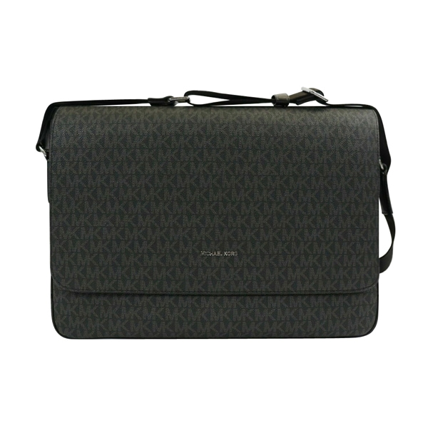 即発 バッグ USA直送 アウトレット メンズ ショルダーバッグ シグネチャー 関税込み レザー 37U9LHRM2B-BLACK