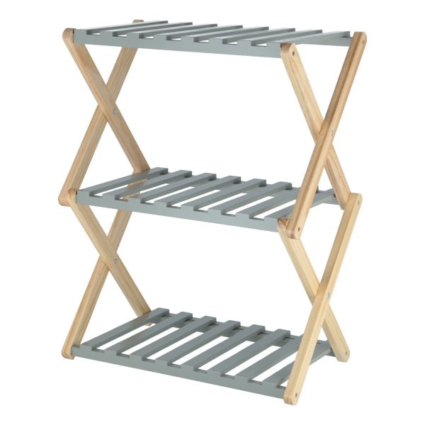 [C/D:72156] [セット数:4pcs] フォールディング ウッドラック リム ３段 ＧＹｘＮ