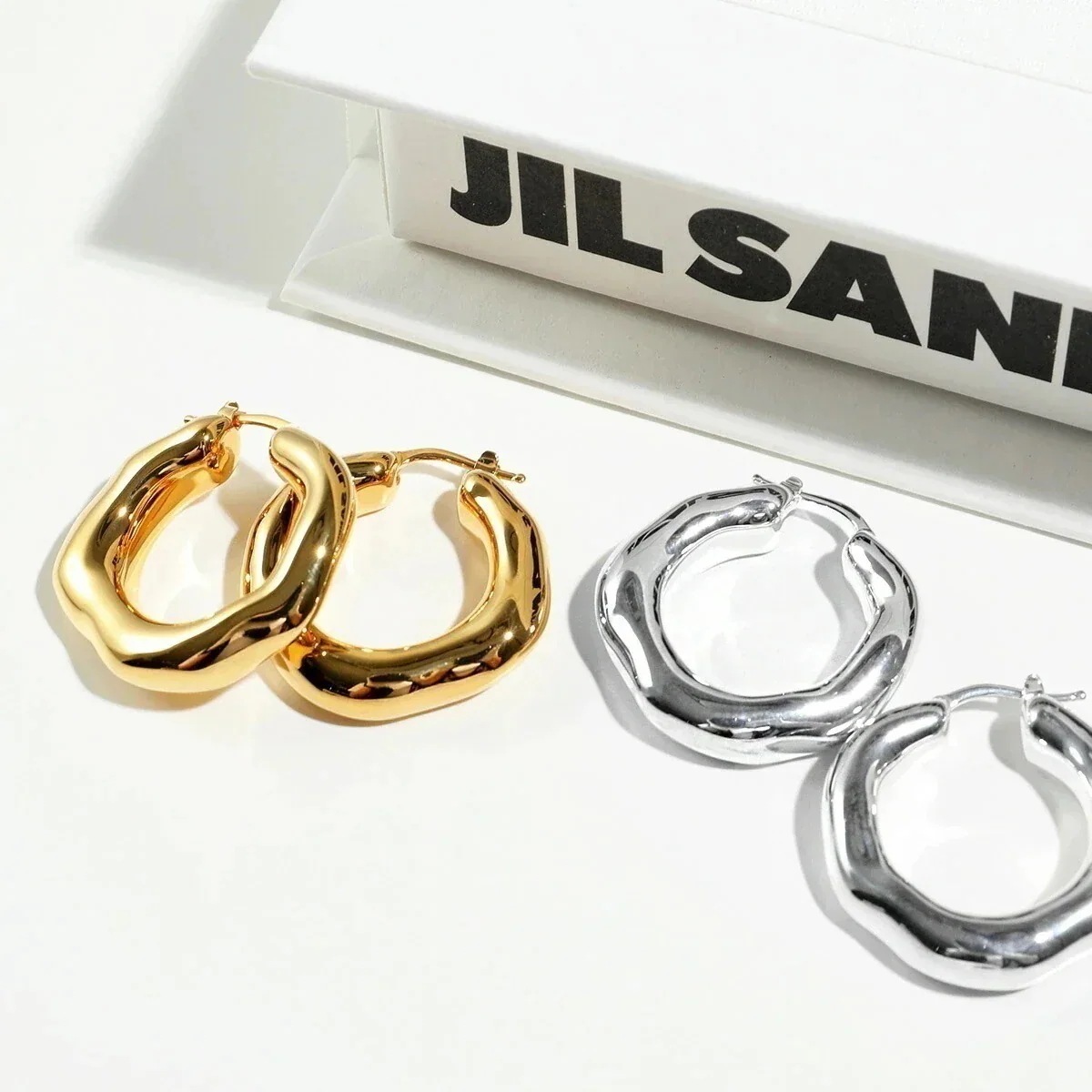 JIL SANDER ジルサンダー ピアス J11VG0055 P4877 P6959 レディース フープ アクセサリー カラー2色