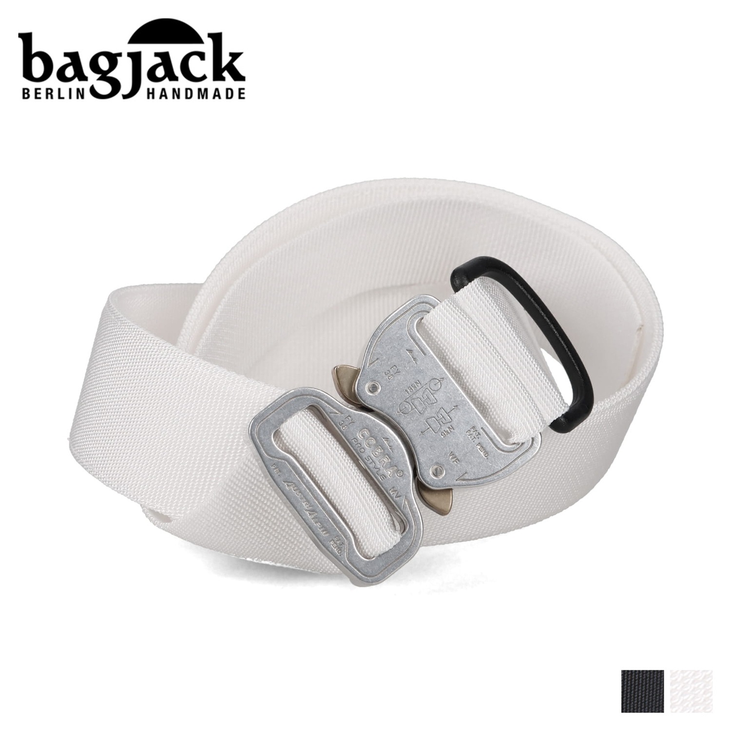 ベルト コブラ ル メンズ 40 ブラック ホワイト 黒 白