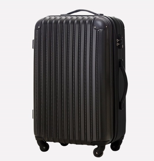 Qoo10] ブラック Mサイズ スーツケース キャリ