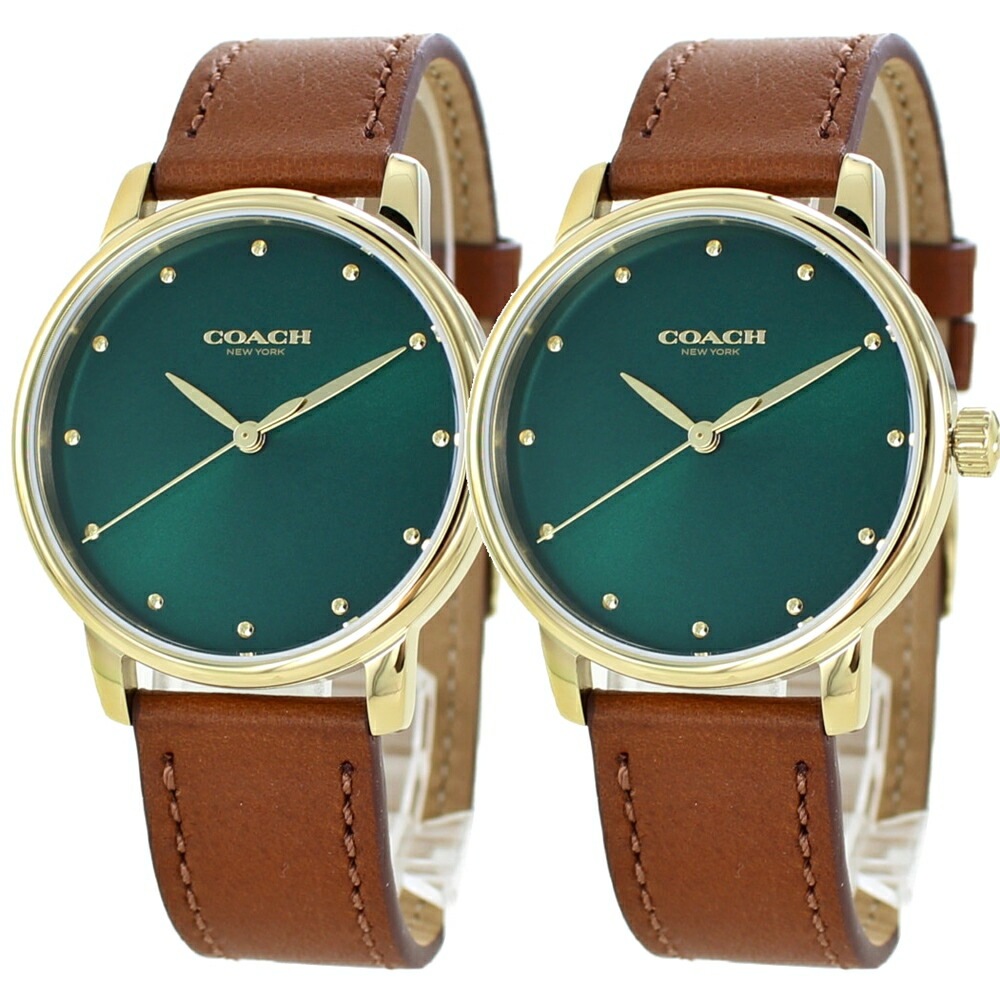 コーチ ペアウォッチ 腕時計 手表 メンズ レディース 革ベルト お揃い 友達 プレゼント ペアギフト おすすめ 結婚祝い ブランド 時計 スリム 薄型 シンプル ペア カップル 大人 誕生日 結婚記 57,360円