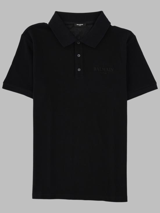 BALMAIN Men Polo Shirts HH1GB085BD59 EAP BLACK
