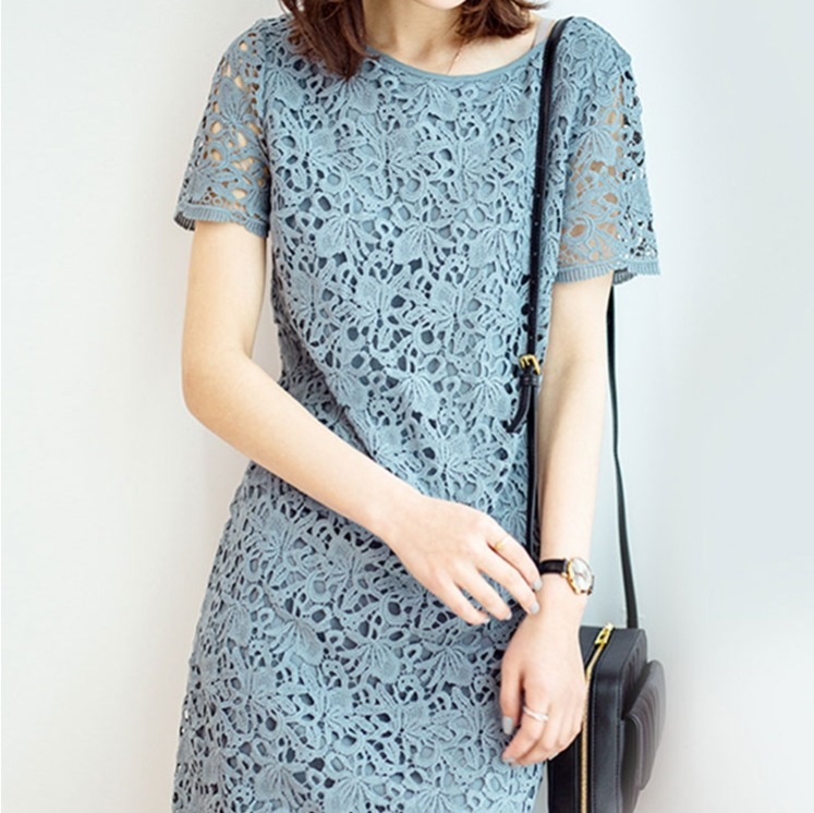 レースワンピース 半袖ワンピース サマーワンピース フレンチワンピ スカート ワンピース シャツ オールインワン ミニスカート ロングスカート コクーンスカート シャツワンピース ワンピドレス ミニ 11,975円