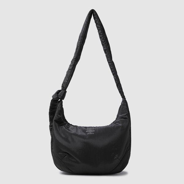 グロッシーパディングホーボーバッグ DARK SILVER UQ423CBGO5 DSV0