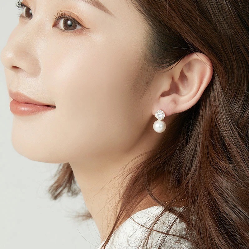 【1点ご購入 で10点プレゼントいたします】女性のためのファッションパールイヤリング2025イヤリングハイエンドセンスギフトベストイヤリング