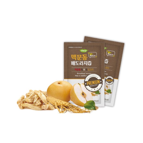 Broadleaf Liriope Pear Bellflower Root Doraji Tea 80ml x21pack 1box From Korea