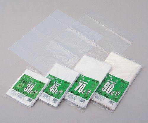 （まとめ買い）ポリエチレン収集袋半透明90L 20枚入 J5902HT 00067226 [x3]