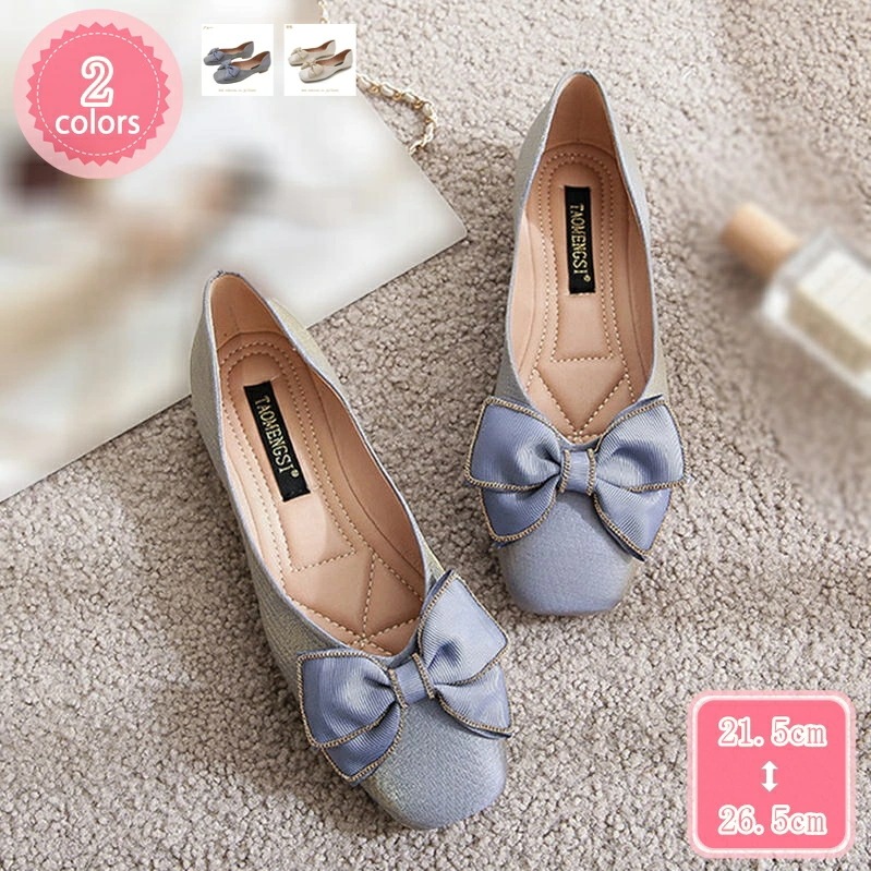 500円OFFクーポン フラットシューズ ローヒール レディース パンプス フラットシューズ 蝶結び飾り ローファー 歩きやすい 履きやすい 柔らかい 快適 デート 結婚式 パーティー オフィス 通勤