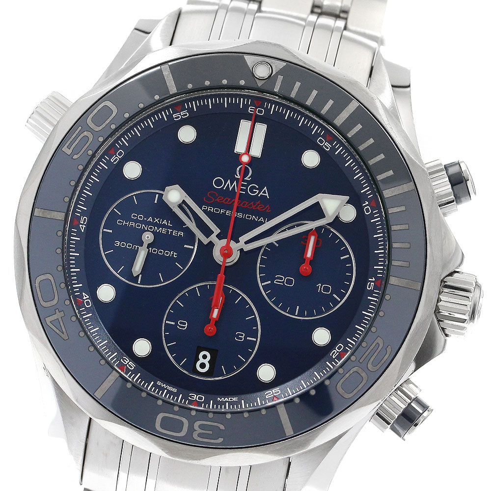 オメガ OMEGA 212.30.44.50.03.001 シーマスター300 コーアクシャル クロノグラフ 自動巻き メンズ 良品 _903280【中古】 247,140円