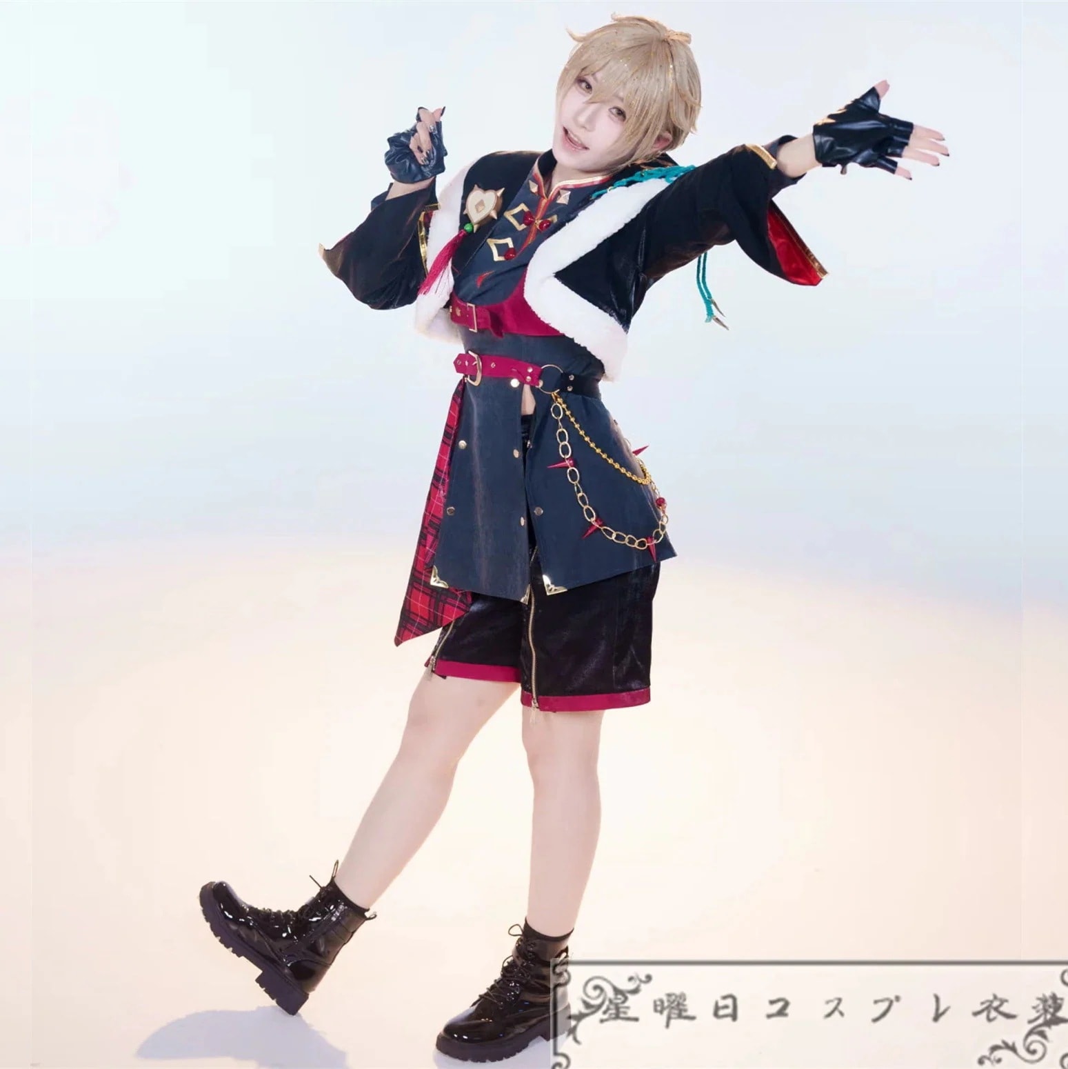 384あんさんぶるスターズ Ra*bits OVER飛び越せHRCN! 仁兎なずな 真白友也 天満光 紫之創 コスプレ衣装 コスチューム