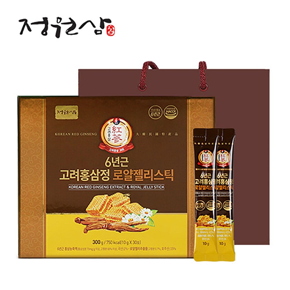 1+1 6年根高麗紅参ローヤルゼリースティック/ スーパーフード 30sticks 二か月分