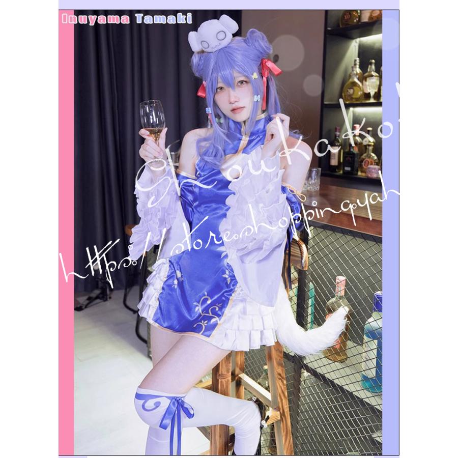 バーチャルYouTuber VTuber 風 犬山たまき Inuyama tamaki コスプレ 衣装 cos靴 パーティー コスチューム 変装 学園祭 文化祭 漫遊-68