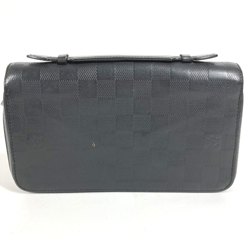 長財布 N61254 ジッピーXL ジッピー XL ダミエアンフィニ ロングウォレット ラウンドファスナー ダミエアンフィニレザー ブラック