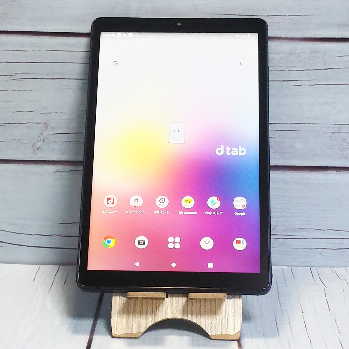 【送料無料】docomo dtab Compact d-42A ネイビー Androidタブレット eSIM対応 本体 白ロム B635581