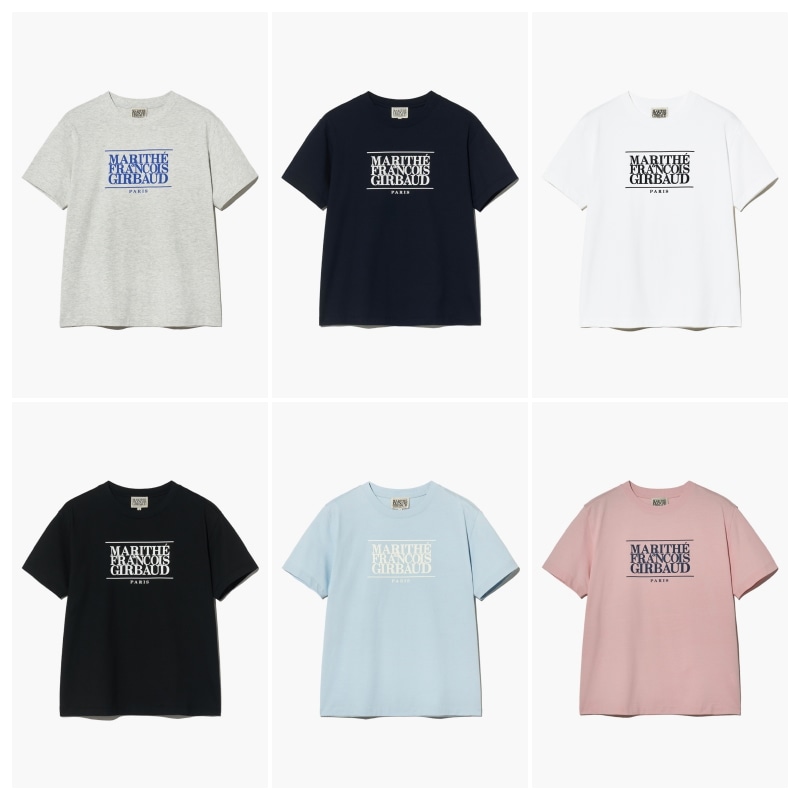 【MARITHEFRANCOISGIRBAUD】CLASSIC LOGO TEE : 6COLORS