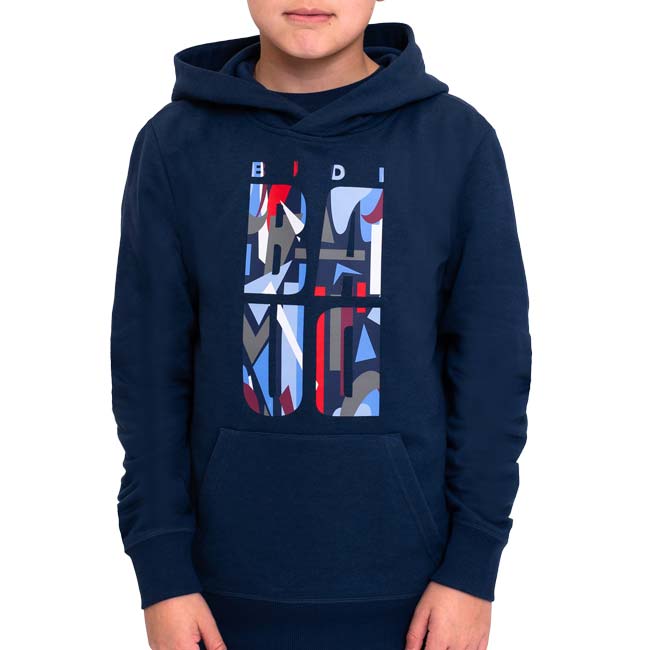 BIDI BADU(ビディバドゥ) 2024 FA ジュニア(ボーイズ) NEW YORK 全米オープン チル フーディ パーカー B1270017-DBLRDBLDブルー×RD×ブルー(24y8mテ