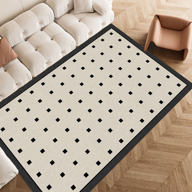 【速達!】麻地マットリビング軽量贅沢ソファ茶幾地マット高級寝室極簡略滑り止め大絨毯
