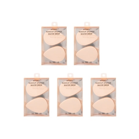 [2ea*5p]ハイドロメイクファンデーションパフスポンジ 3種