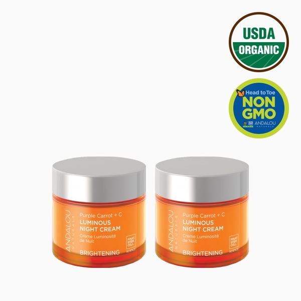 パープル キャロット ビタミンC ナイトクリーム 50g 2個