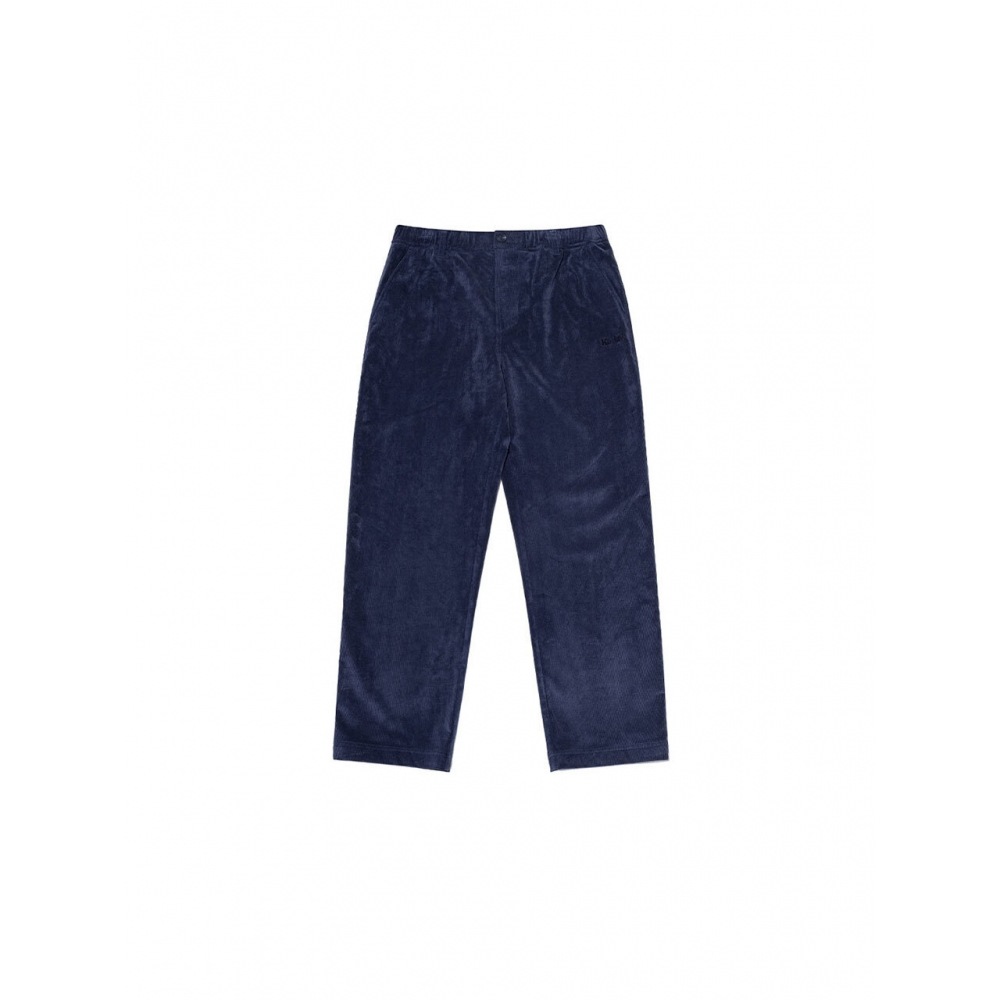 コダックアパレルブラウニーレギュラーフィットコーデュロイテーパードパンツネイビー