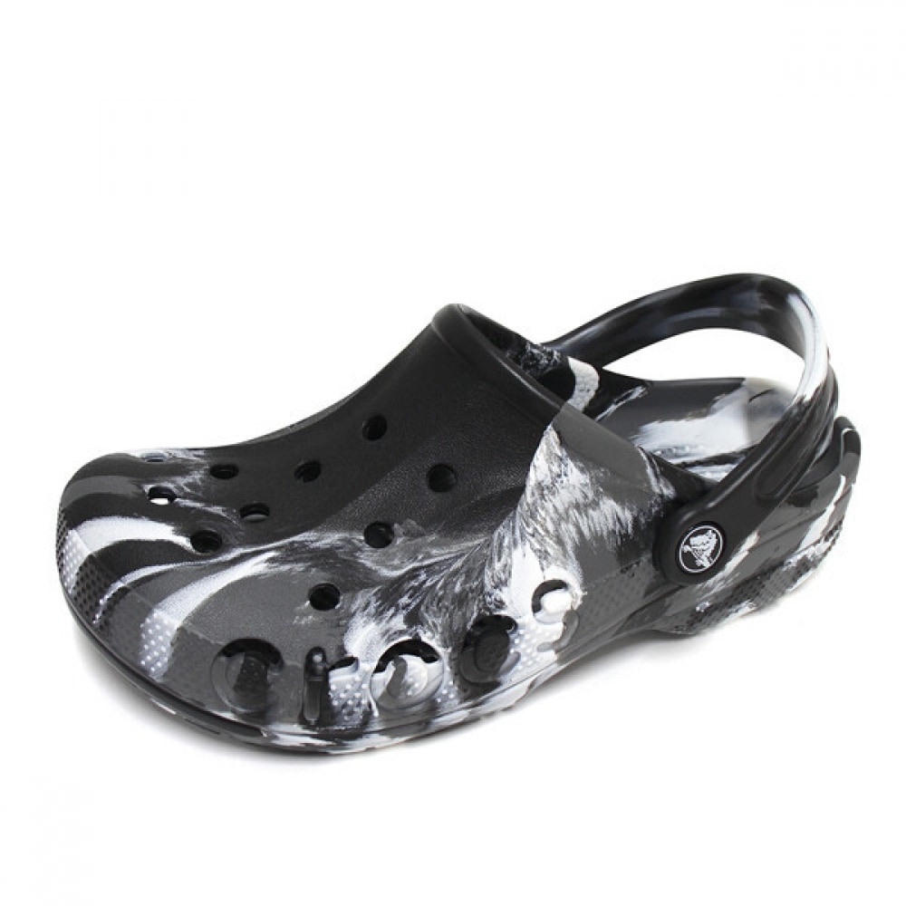 クロックスバヤマーベルクロッグスリッパサンダルブラックマルチ 206935-066