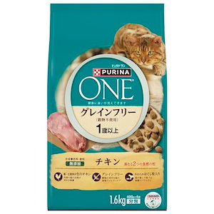 ピュリナ ワン キャット ドライ グレインフリー1歳以上 チキン 1.6ｋｇ