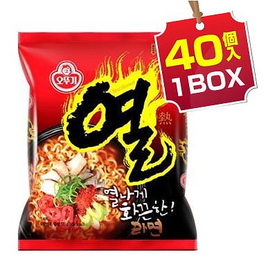 【まとめ買いがお得】 ヨル(熱)ラーメン 1BOX=120g×40個入 韓国ラーメン インスタントラーメン 韓国食品