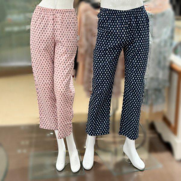 男性/女性 綿レーヨン 菱形ナ염 単品パンツセット (WPA365MPWP)_s